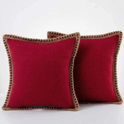 Linen Cushion Covers - Set of 2 - TheOrivana
