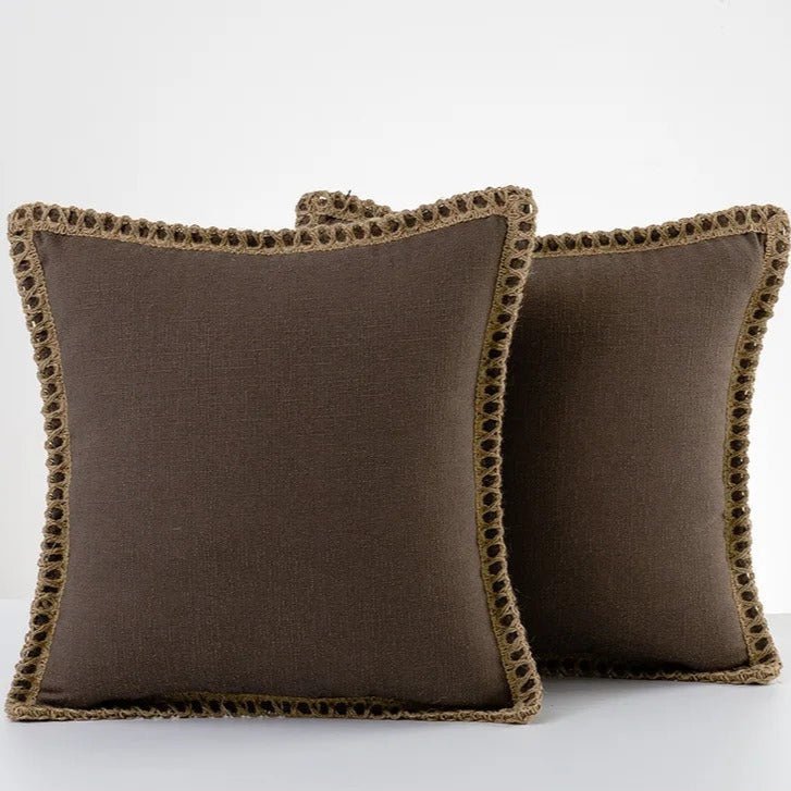 Linen Cushion Covers - Set of 2 - TheOrivana