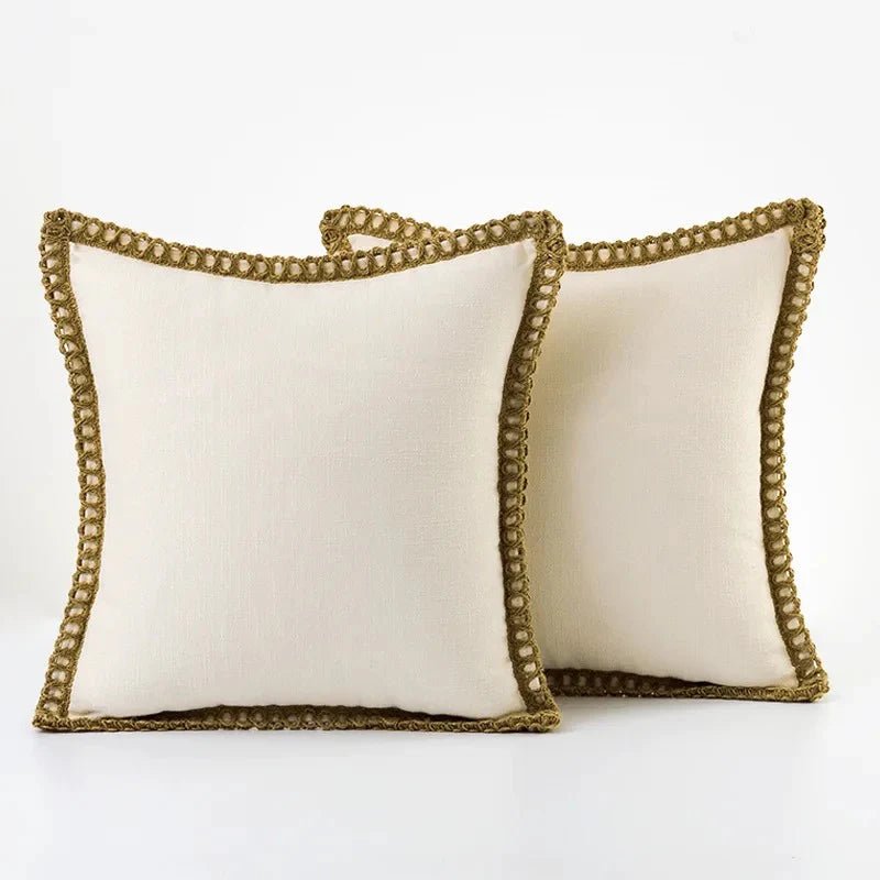 Linen Cushion Covers - Set of 2 - TheOrivana