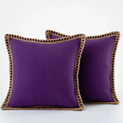 Linen Cushion Covers - Set of 2 - TheOrivana