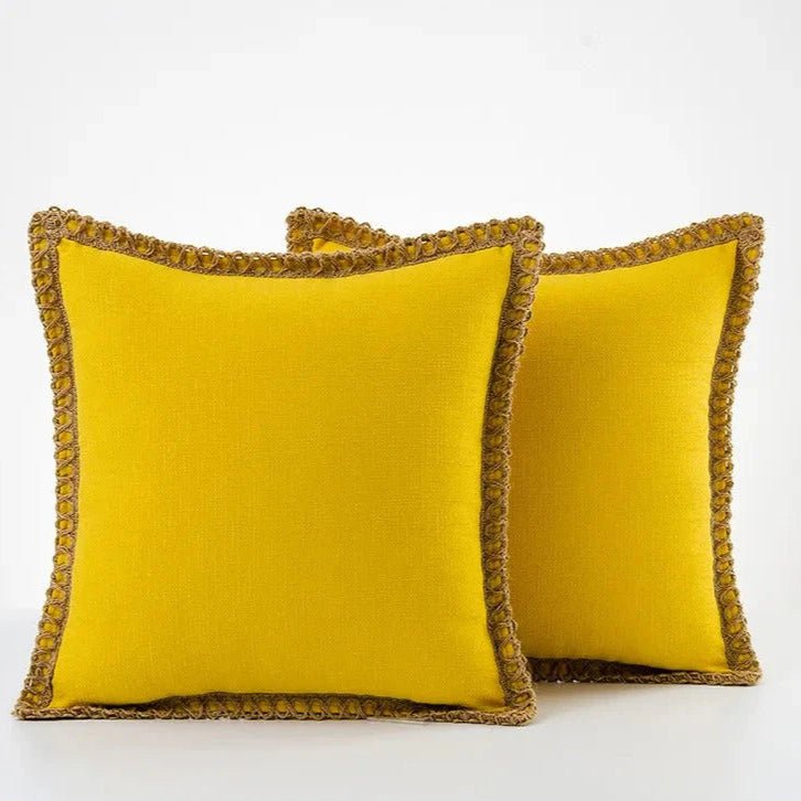 Linen Cushion Covers - Set of 2 - TheOrivana