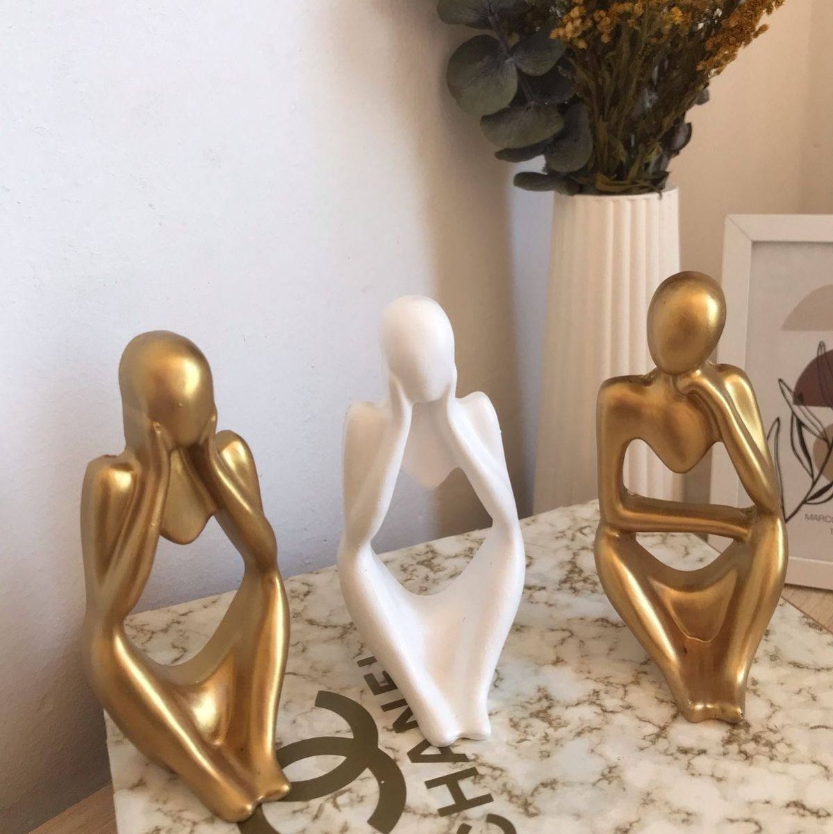 Luxury Abstract Sculpture - Set of 3 - TheOrivana