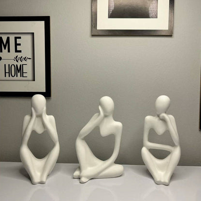 Luxury Abstract Sculpture - Set of 3 - TheOrivana