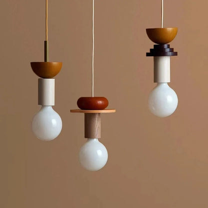 Nordic Wood LED Pendant Light