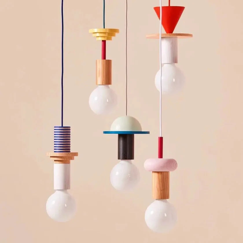 Nordic Wood LED Pendant Light