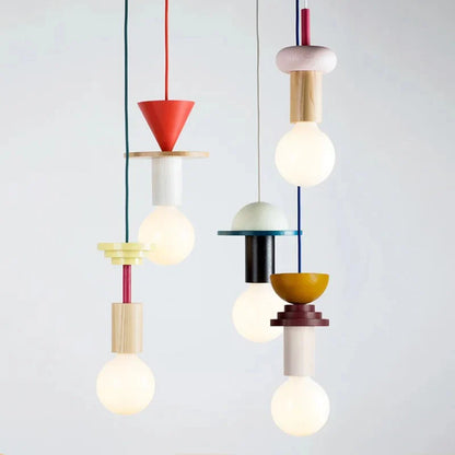 Nordic Wood LED Pendant Light