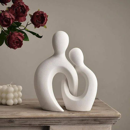 Minimalist Couple Statue - TheOrivana