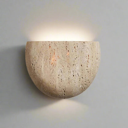 Minimalist Wabi - sabi Stone Wall Lamp - TheOrivana