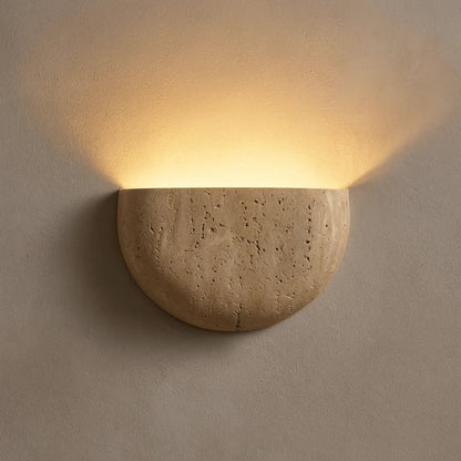Minimalist Wabi - sabi Stone Wall Lamp - TheOrivana