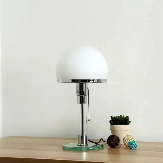 Modern Bauhaus Style Glass Table Lamp - TheOrivana