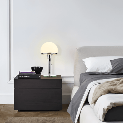Modern Bauhaus Style Glass Table Lamp - TheOrivana