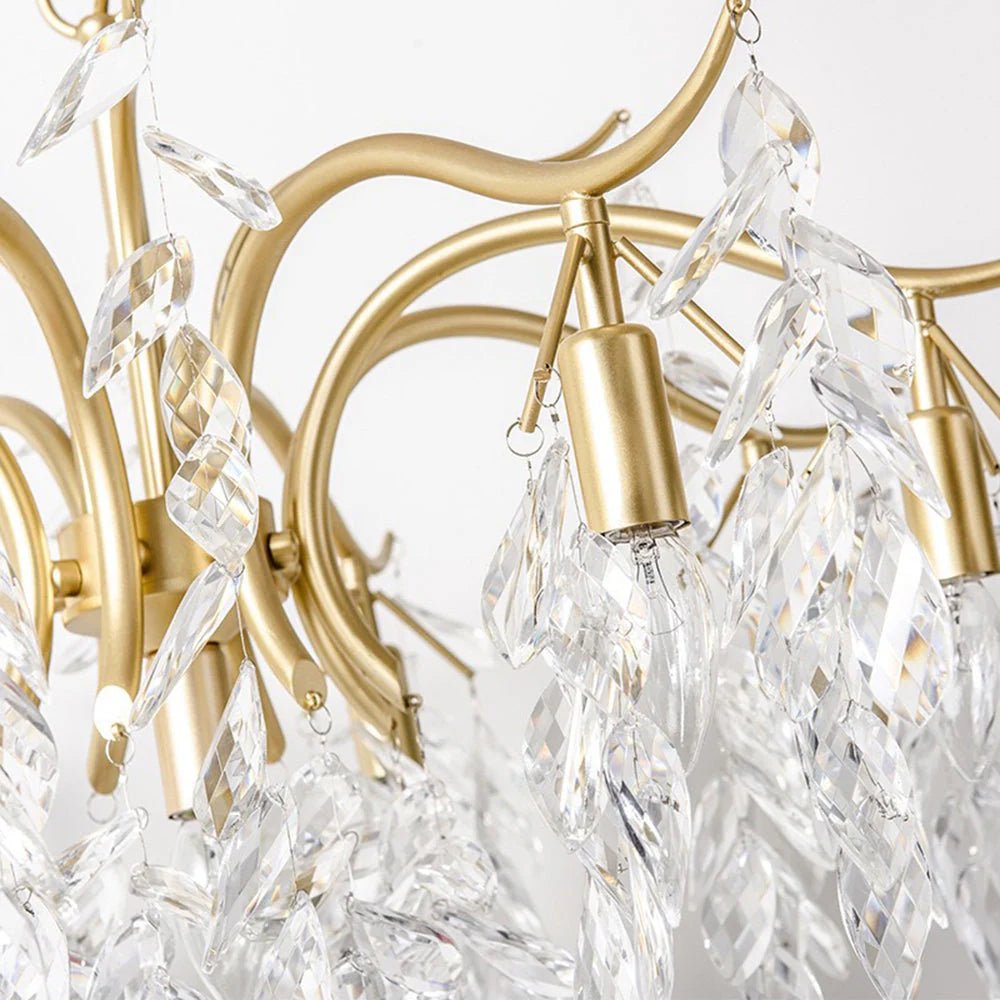 Modern Luxury Chandelier Wisteria Flower Crystal - TheOrivana
