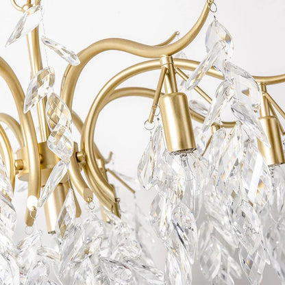 Modern Luxury Chandelier Wisteria Flower Crystal - TheOrivana