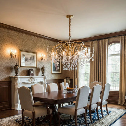 Modern Luxury Chandelier Wisteria Flower Crystal - TheOrivana