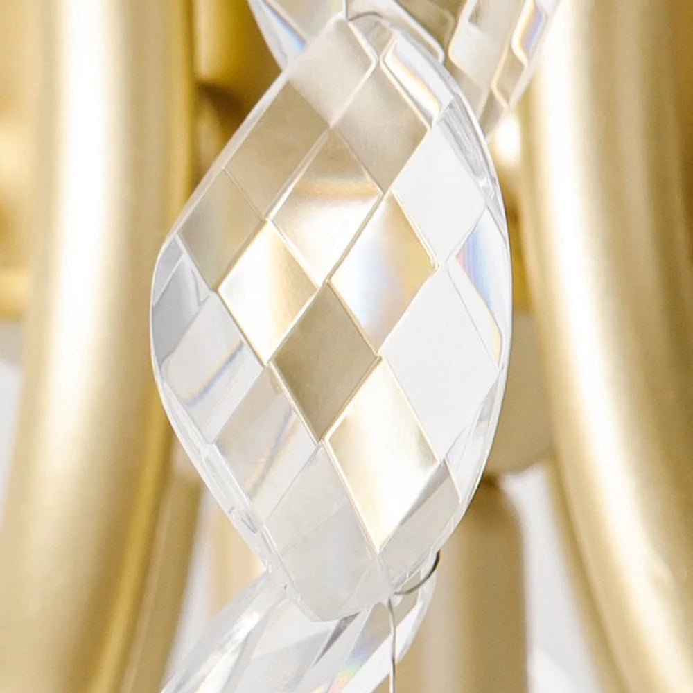 Modern Luxury Chandelier Wisteria Flower Crystal - TheOrivana