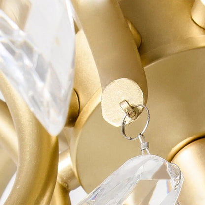 Modern Luxury Chandelier Wisteria Flower Crystal - TheOrivana