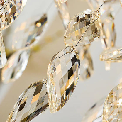 Modern Luxury Chandelier Wisteria Flower Crystal - TheOrivana
