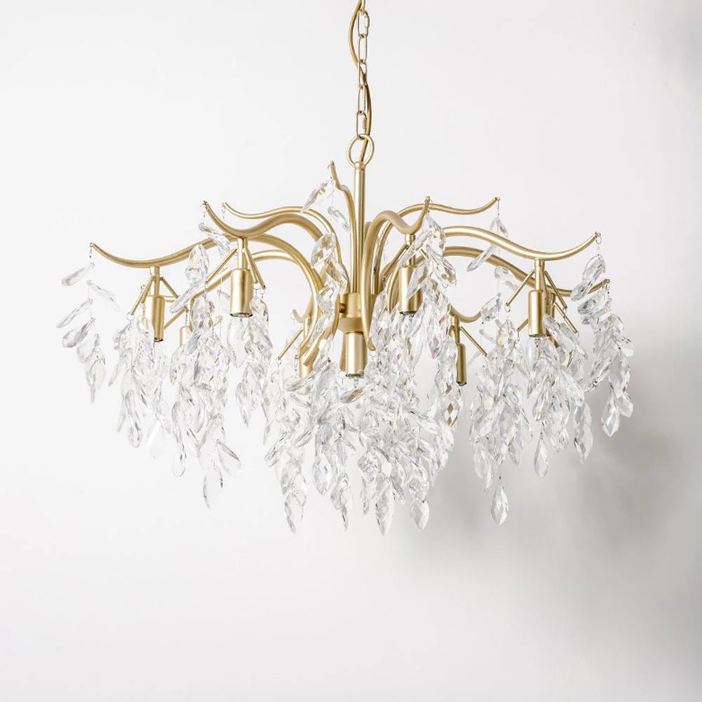 Modern Luxury Chandelier Wisteria Flower Crystal - TheOrivana