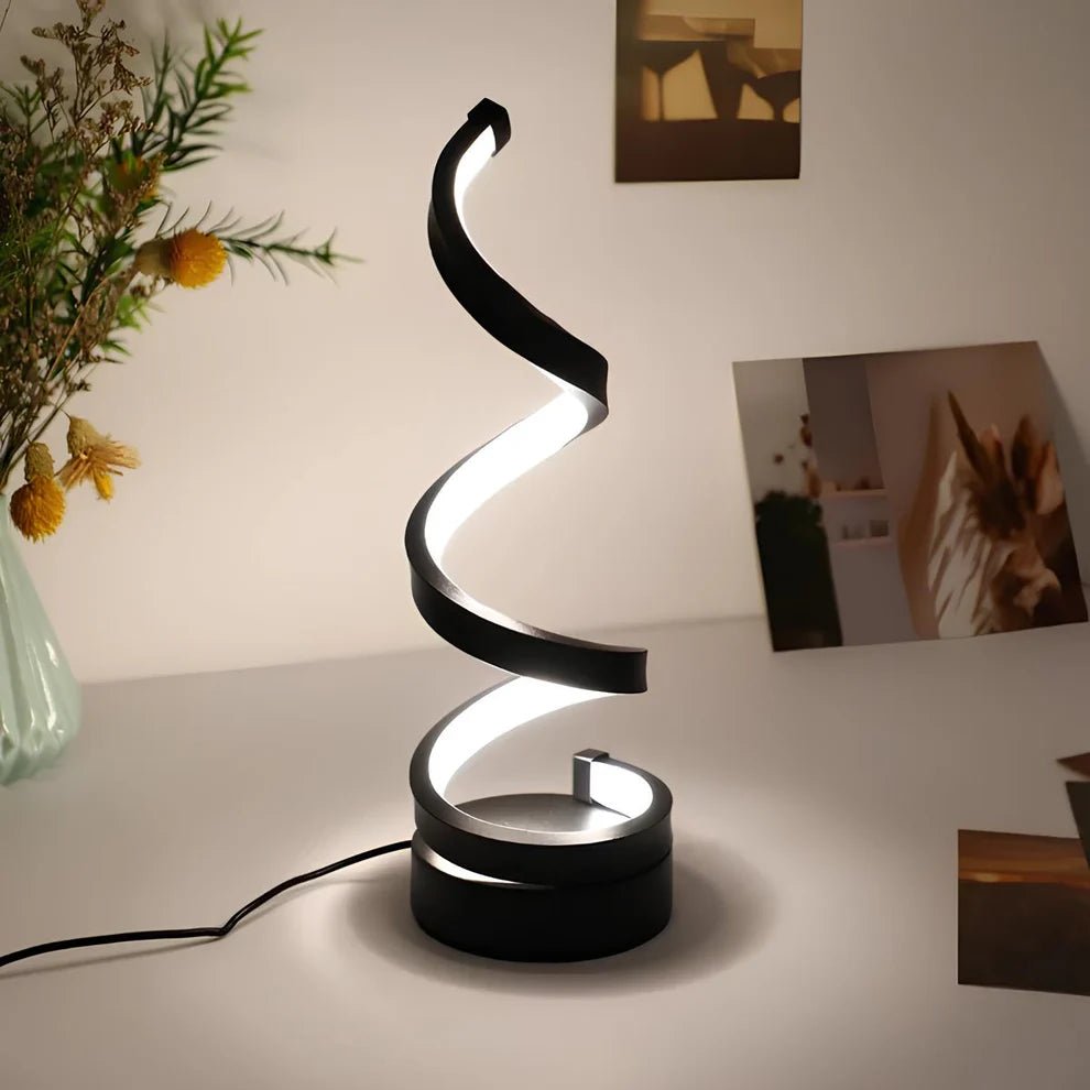 Modern Spiral LED Table Lamp - TheOrivana