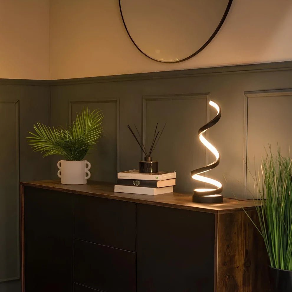 Modern Spiral LED Table Lamp - TheOrivana