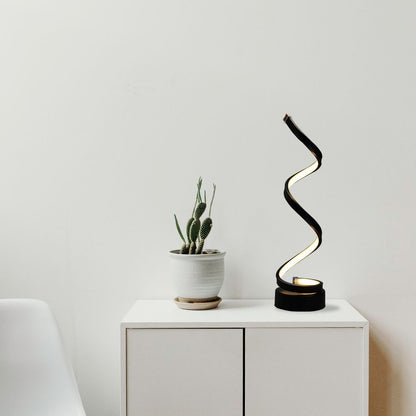 Modern Spiral LED Table Lamp - TheOrivana