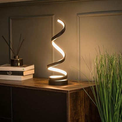 Modern Spiral LED Table Lamp - TheOrivana