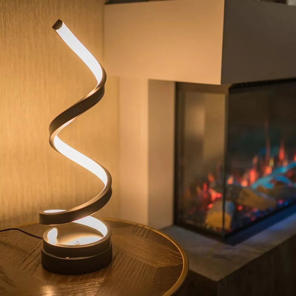 Modern Spiral LED Table Lamp - TheOrivana