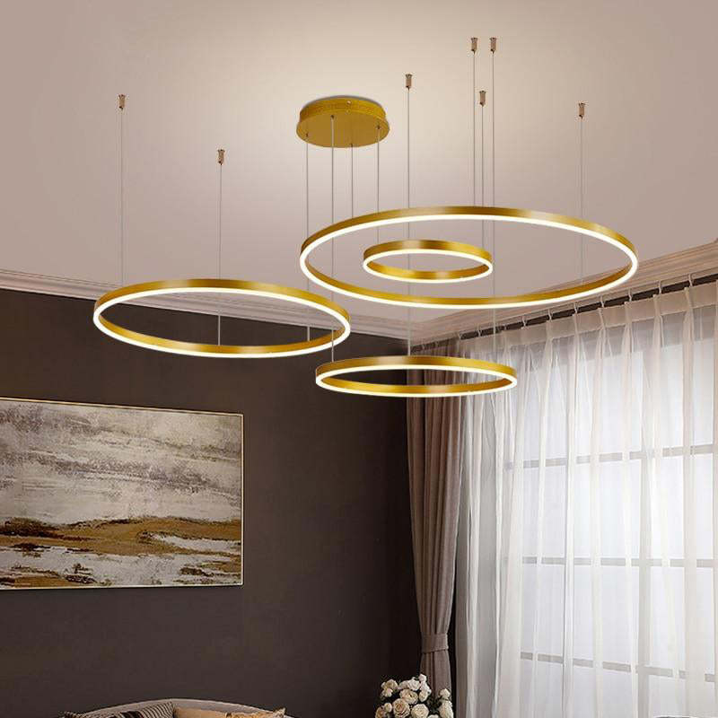 Modern Tir - Circle Liner Pendant Light - TheOrivana