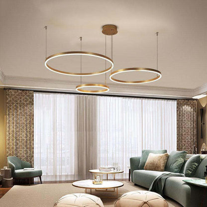 Modern Tir - Circle Liner Pendant Light - TheOrivana