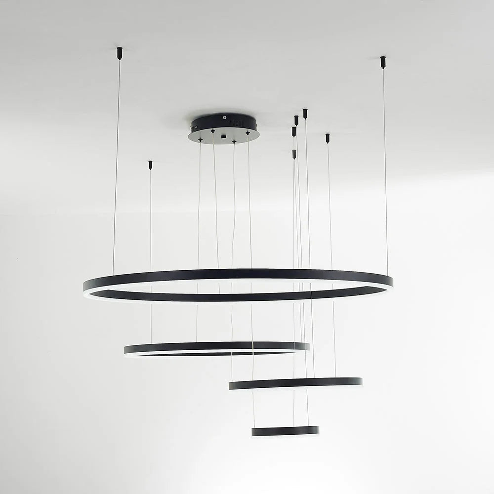 Modern Tir - Circle Liner Pendant Light - TheOrivana