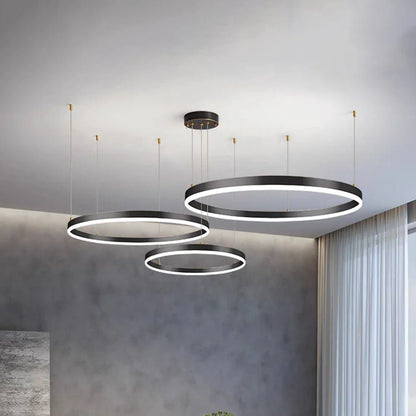 Modern Tir - Circle Liner Pendant Light - TheOrivana