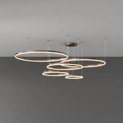 Modern Tir - Circle Liner Pendant Light - TheOrivana