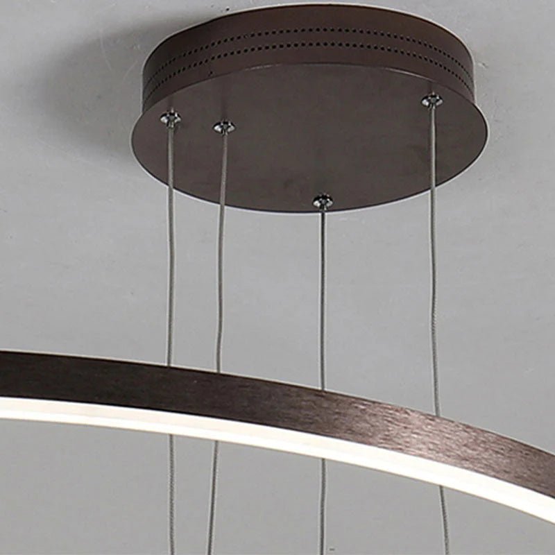 Modern Tir - Circle Liner Pendant Light - TheOrivana