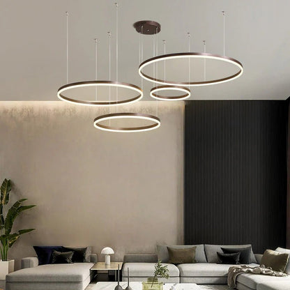 Modern Tir - Circle Liner Pendant Light - TheOrivana