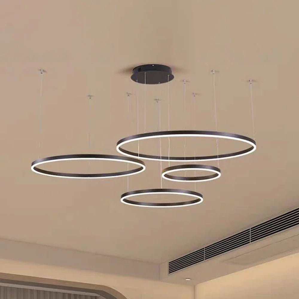 Modern Tir - Circle Liner Pendant Light - TheOrivana