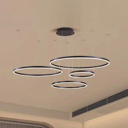 Modern Tir - Circle Liner Pendant Light - TheOrivana