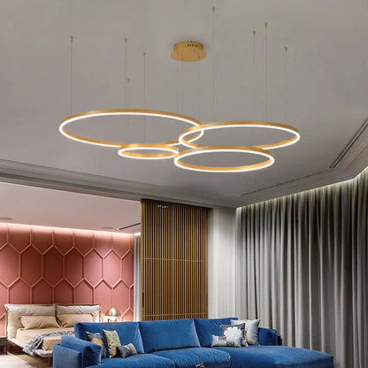 Modern Tir - Circle Liner Pendant Light - TheOrivana