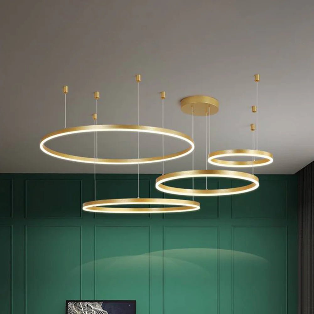 Modern Tir - Circle Liner Pendant Light - TheOrivana