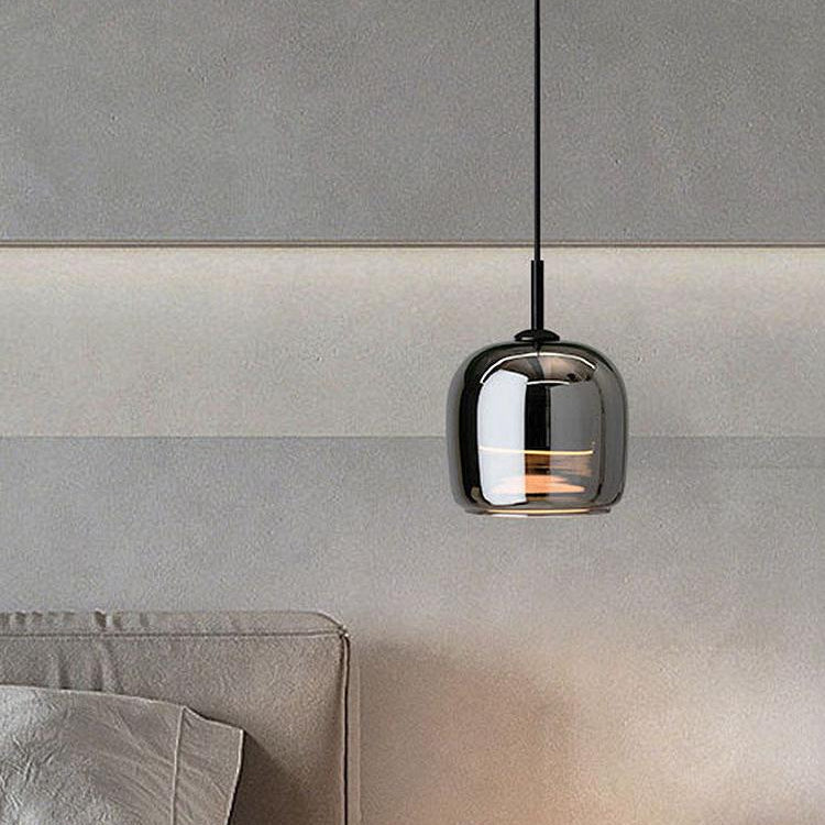 Nordic Black Glass Pendant Light - TheOrivana