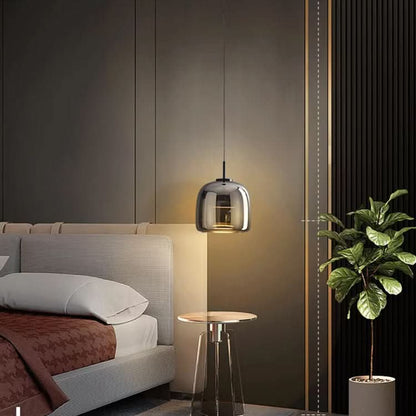 Nordic Black Glass Pendant Light - TheOrivana