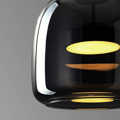 Nordic Black Glass Pendant Light - TheOrivana