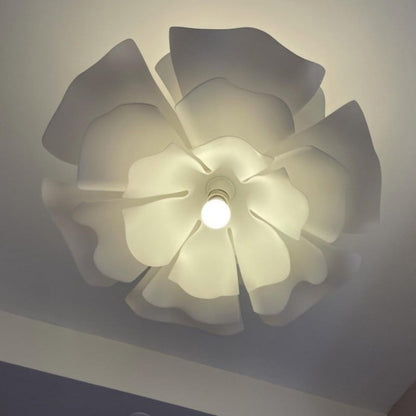 Nordic Minimalist White Lotus Flower Pendant Light - TheOrivana