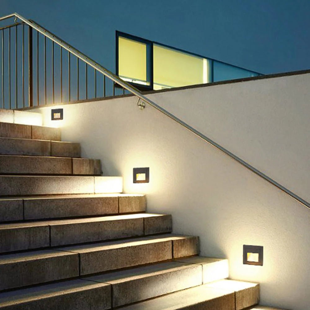 Nordic Modern Metal Square Outdoor Deck/Step Light - TheOrivana