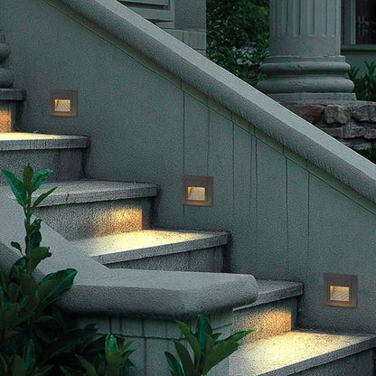 Nordic Modern Metal Square Outdoor Deck/Step Light - TheOrivana