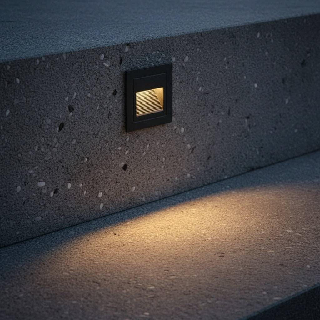 Nordic Modern Metal Square Outdoor Deck/Step Light - TheOrivana