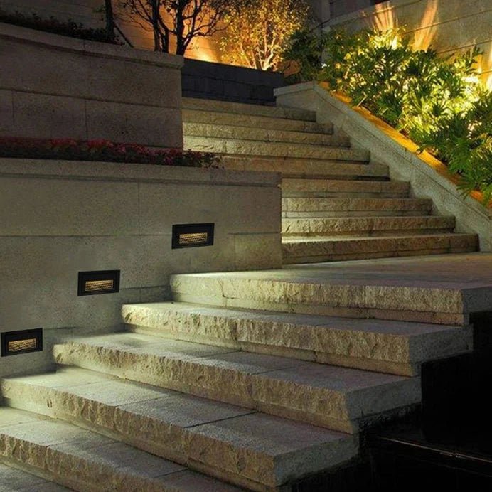 Nordic Modern Metal Square Outdoor Deck/Step Light - TheOrivana
