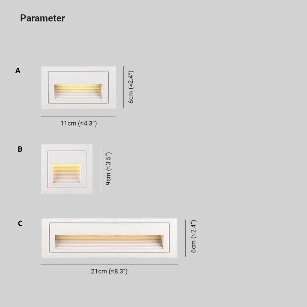 Nordic Modern Metal Square Outdoor Deck/Step Light - TheOrivana