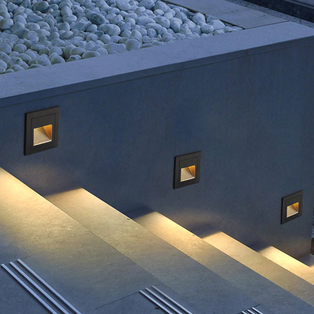 Nordic Modern Metal Square Outdoor Deck/Step Light - TheOrivana