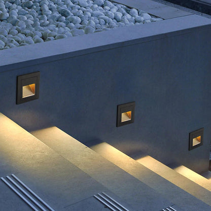 Nordic Modern Metal Square Outdoor Deck/Step Light - TheOrivana