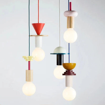 Nordic Wood LED Pendant Light - TheOrivana